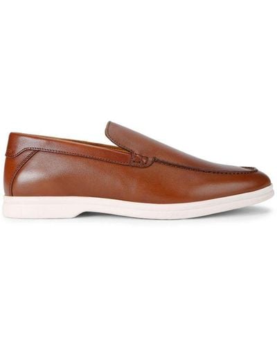 KG by Kurt Geiger Leather Ryan Loafers - Brown