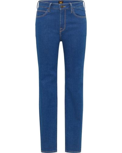 Lee Jeans Carlett High Dark Zuri Jeans - Blauw