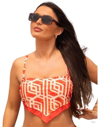 Pour Moi 24400 Casablanca Underwired Removable Straps Scarf Top