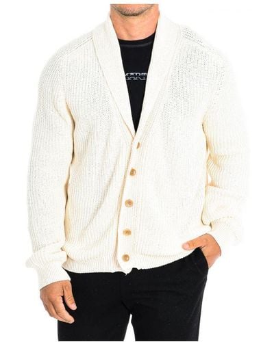 La Martina Long Sleeve Knitted Jumper Tms002-Xc040 - White