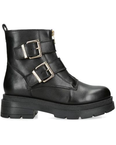 Kurt Geiger Leather Kgl Brixton Zip Boots - Black