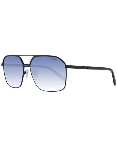 Guess Aviator Sunglasses With Mirrored & Gradient Lenses - Blue