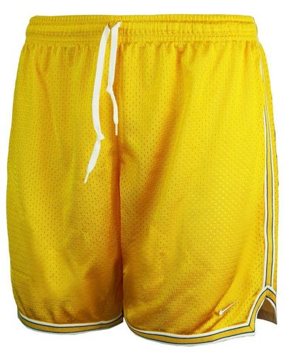 Nike Training Shorts Stretch Waist Bottoms 334411 703 - Yellow