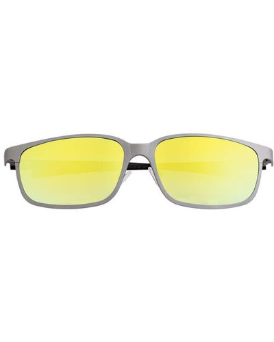 Breed Neptune Titanium And Carbon Fibre Polarized Sunglasses - Yellow