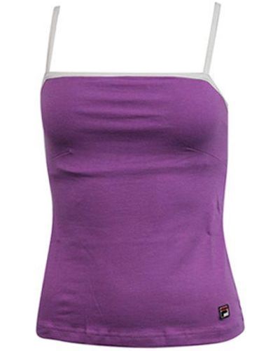 Fila Sports Purple Tank Top Cotton