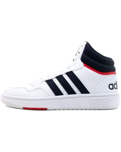 adidas Originals Sneakers Adidas Original Hoops 3.0 Mid Ftwwht/l - Blauw