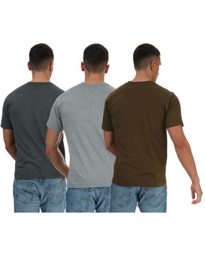 DKNY Giants 3 Pack Lounge T-Shirts - Green