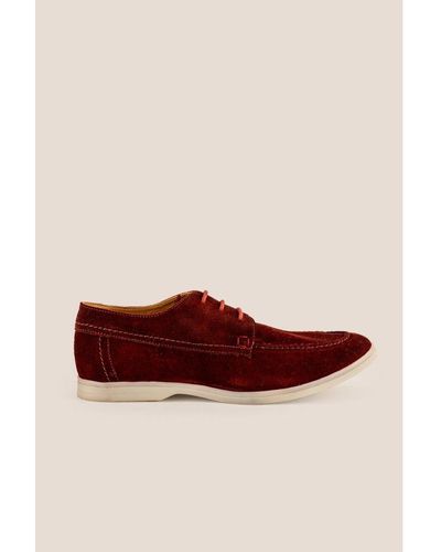 Oswin Hyde Eric Suede Laceup - Red