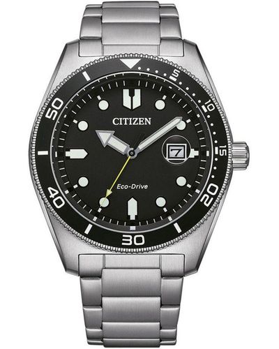 Citizen Silver Watch Aw1760-81e Stainless Steel - Metallic
