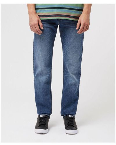 Farah Men's Elm Stretch Denim Jeans In Indigo - Blauw