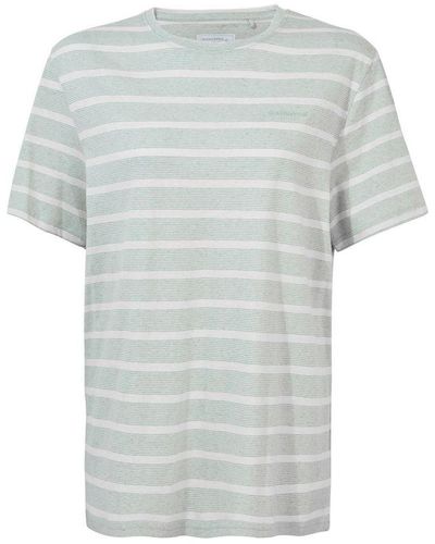 Craghoppers Sten Stripe Nosibotanical Short-Sleeved T-Shirt (Aloe) - Grey