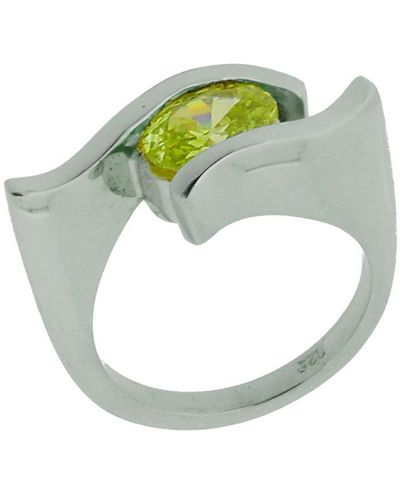 Orphelia 925 Sterling Ring - Green