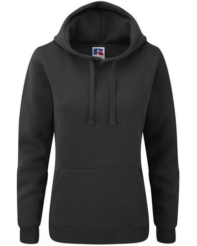 Russell Premium Authentic Hoodie (3-Layer Fabric) () - Black