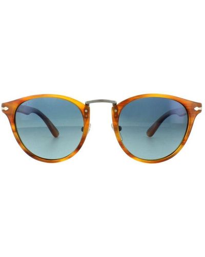 Persol Sunglasses 3108 960/S3 Striped Polarized 49Mm - Blue