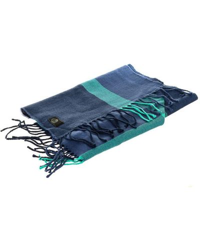 Buff Casual Lifestyle Knitted Collar With Fringe 28500 - Blue