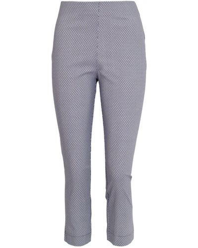 M&CO. Pull On Stretch Crop Trousers Viscose - Grey