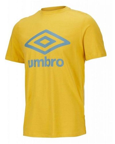 Umbro Large Logo Yellow T-shirt