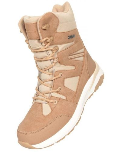 Mountain Warehouse Ladies Meteor Softshell Waterproof Walking Boots () - Natural