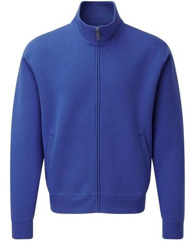 Russell Russell Authentic Full Zip Jacket (helder Koninklijk) - Blauw