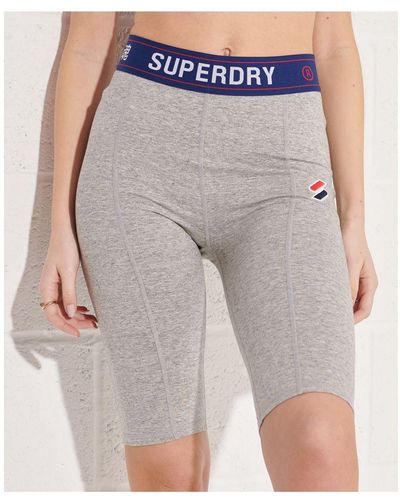 Superdry Sportstyle Essential Cycling Shorts - Grey
