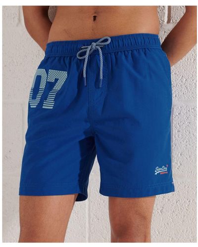Superdry Waterpolo Swim Shorts - Blue