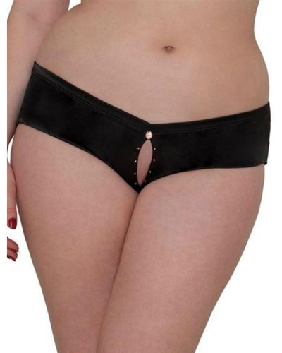 Curvy Kate St3503 Scantilly By Voodoo Ouvert Brief - Black