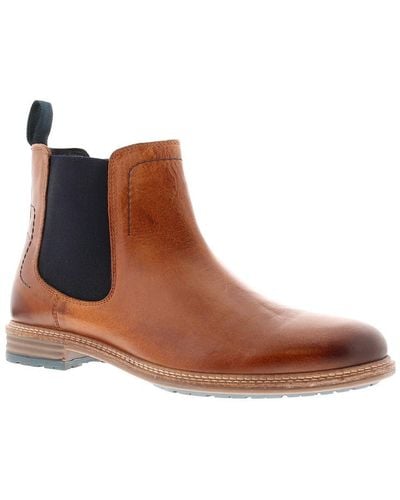 Bandwagon Smart Boots Apollo Leather Slip On Leather (Archived) - Brown