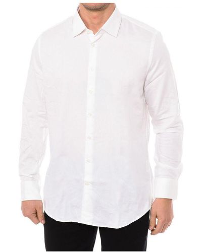 Daniel Hechter Long Sleeve Shirt 182557-60200 - White