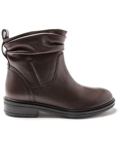 Sole Mae Ankle Boots - Brown