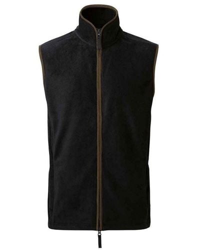 PREMIER Artisan Fleece Oversized Gilet (/) - Black