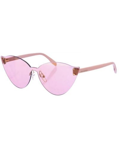 Karl Lagerfeld Vlindervormige Randloze Zonnebril Kl996s - Roze