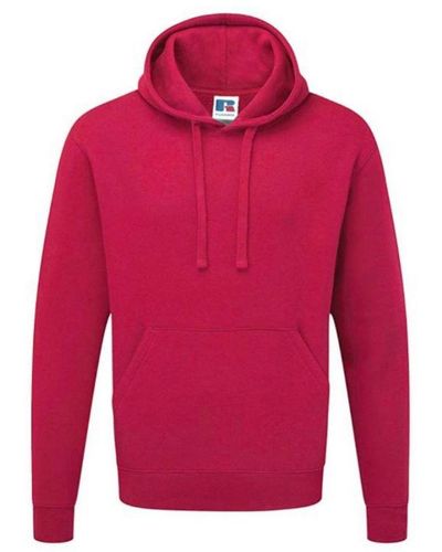 Russell Colour Hooded Sweatshirt / Hoodie () - Red