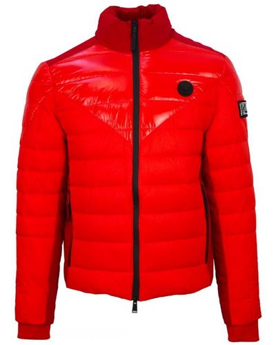 Philipp Plein Plain Quilted Jacket - Red