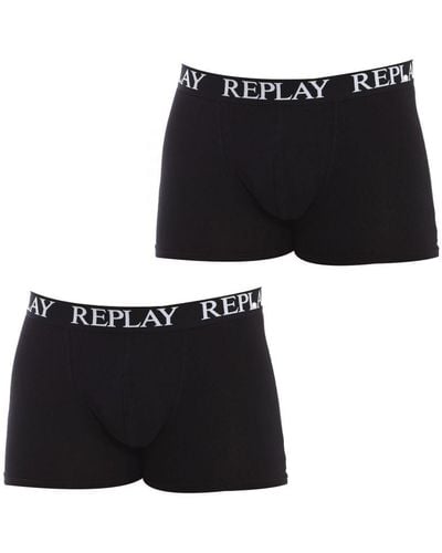Replay Pack-2 Boxers I101005 - Black