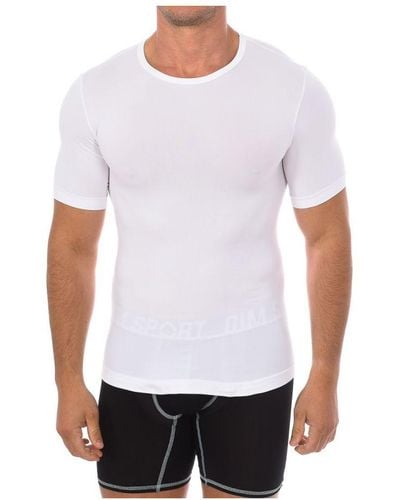Intimidea Girocollo Short Sleeve Round Neck Undershirt 200042 - White