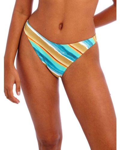 Freya Castaway Island High Leg Bikini Brief - Blue