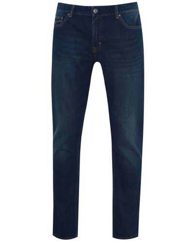 Firetrap Rom Straight Jeans Cotton - Blue