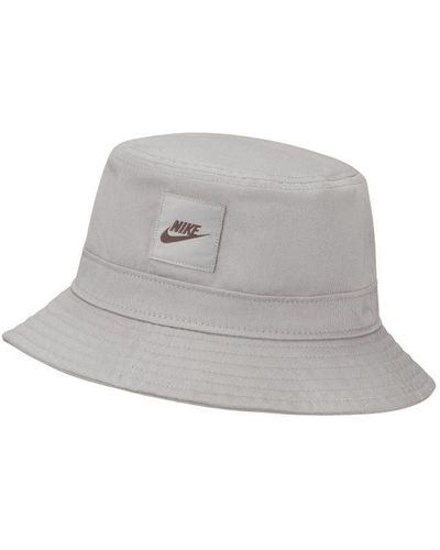 Nike Bucket Hat (Light Smoke) Cotton - Grey