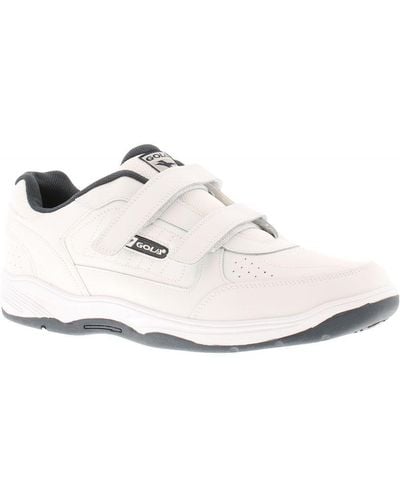 Gola Trainers Belmont Touch Fastening Wide Xl White Imitation Leather