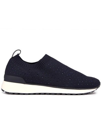 By Caprice Ocean Knit Trainers - Blue