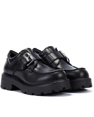 Vagabond Shoemakers Cosmo 2.0 Monk Black Comfort Shoes Leather
