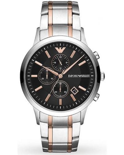 Armani Emporio Ar11165 Chronograph Watch - White