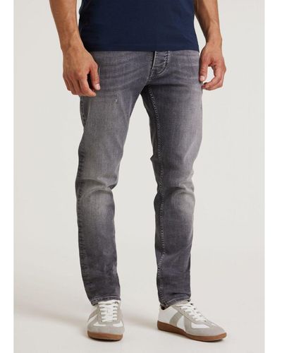 Chasin' Chasin Slim-fit Jeans Crown James - Blauw