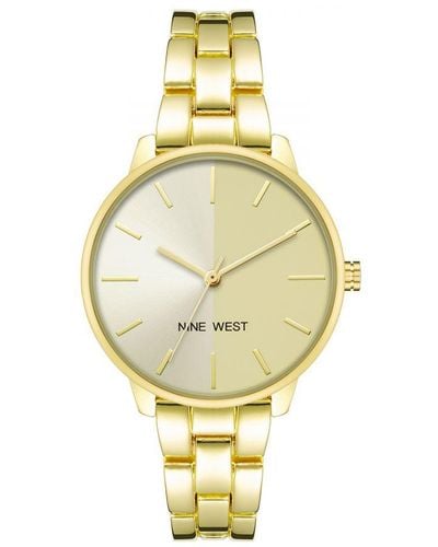 Nine West Watch Nw/2682chgb - Metallic