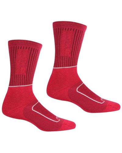 Regatta Ladies Samaris 2 Season Boot Socks (Cherry/) - Red