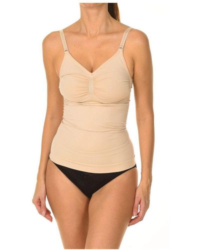 Intimidea S Shaping T-shirt With Adjustable Straps 212145 Polyamide - White