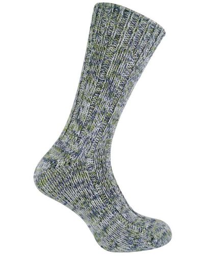 Sock Snob Thick Warm 100% Wool Hiking & Walking Socks - Grey