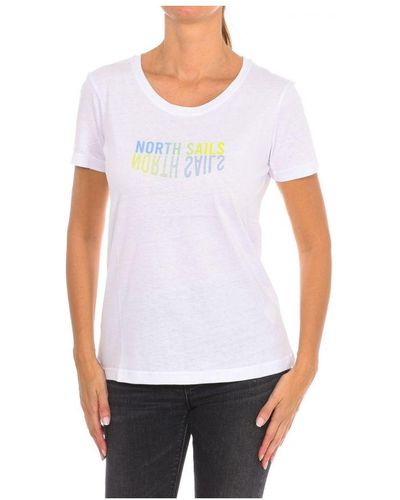 North Sails Short Sleeve T-shirt 9024290 Women - White