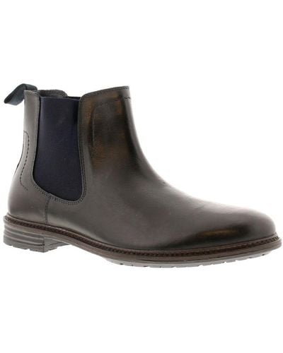 Bandwagon Smart Boots Apollo Leather Slip On Leather (Archived) - Black