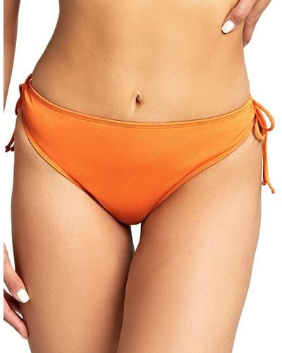 Panache Sw1626 Golden Hour Tie Side Brazilian Bikini Brief - Orange